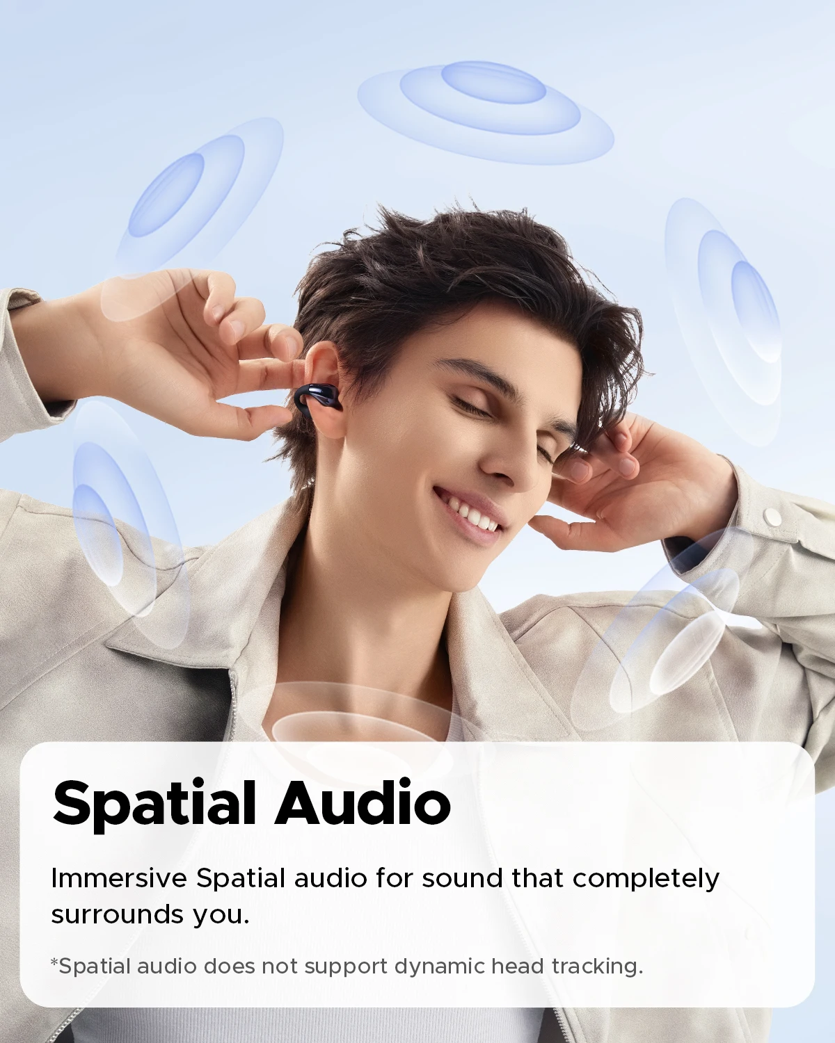 SoundPEATS PearlClip Pro Open-Ear Design