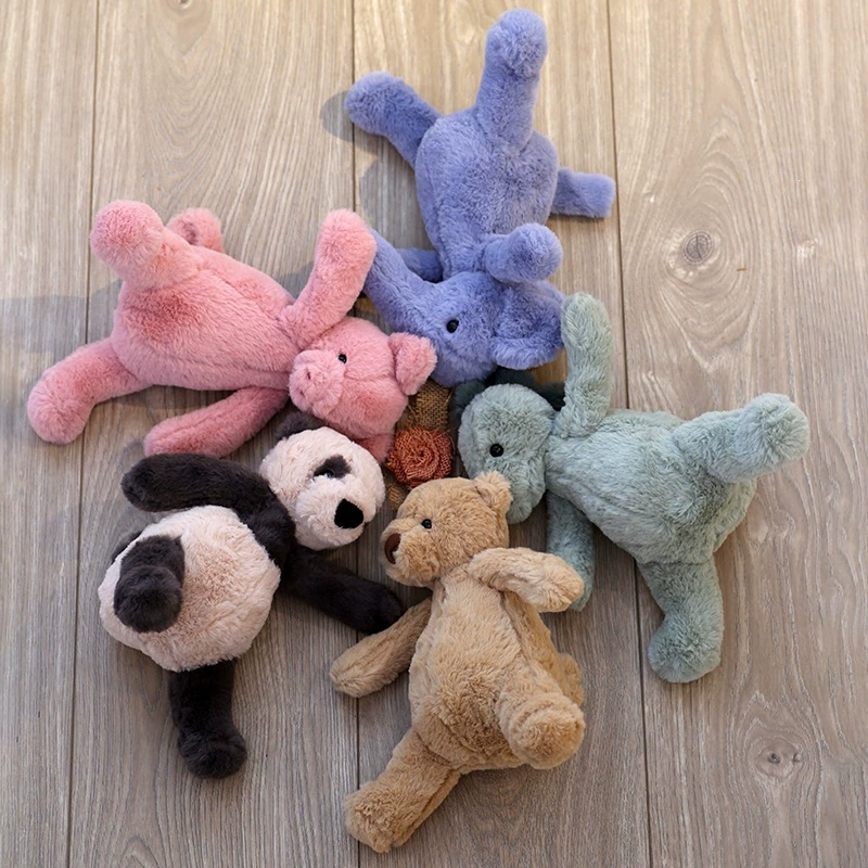 Jelly Puff Plush Animal Toy - Cute Dinosaur & Bear Stuffed Doll (Wholesale) - Image 3