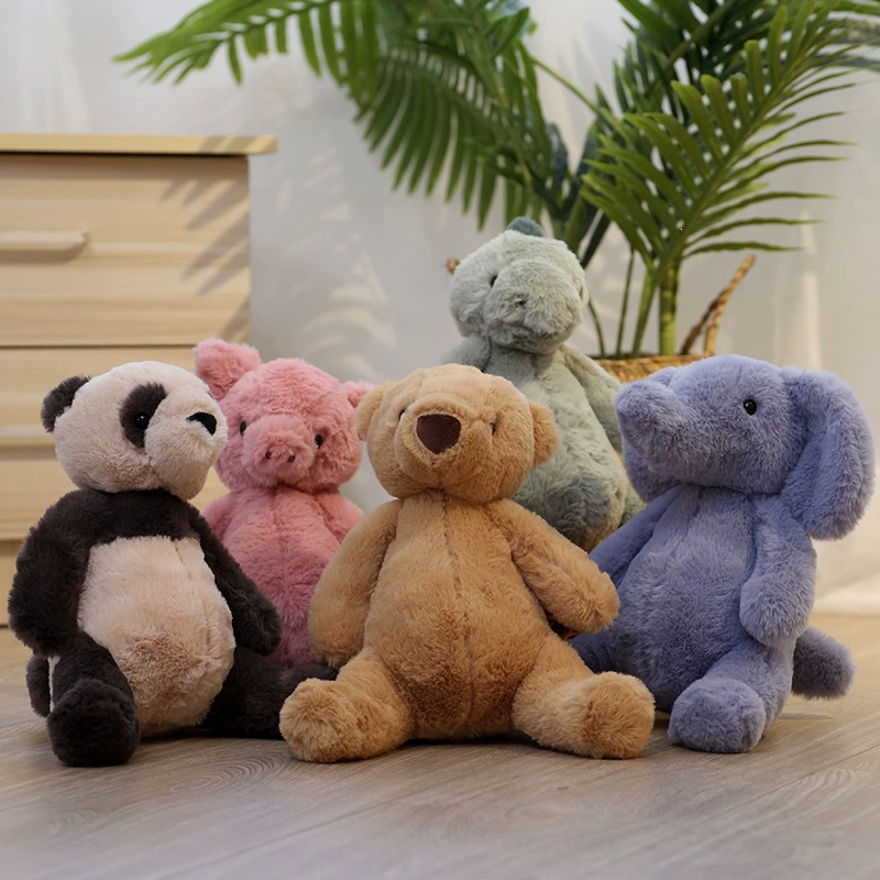 Jelly Puff Plush Animal Toy - Cute Dinosaur & Bear Stuffed Doll (Wholesale) - Image 4