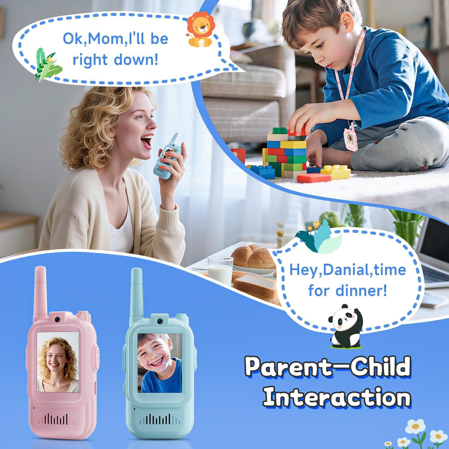 Kids Video Walkie Talkies - HD Call, No SIM Card Needed, Pair Pack - Image 3