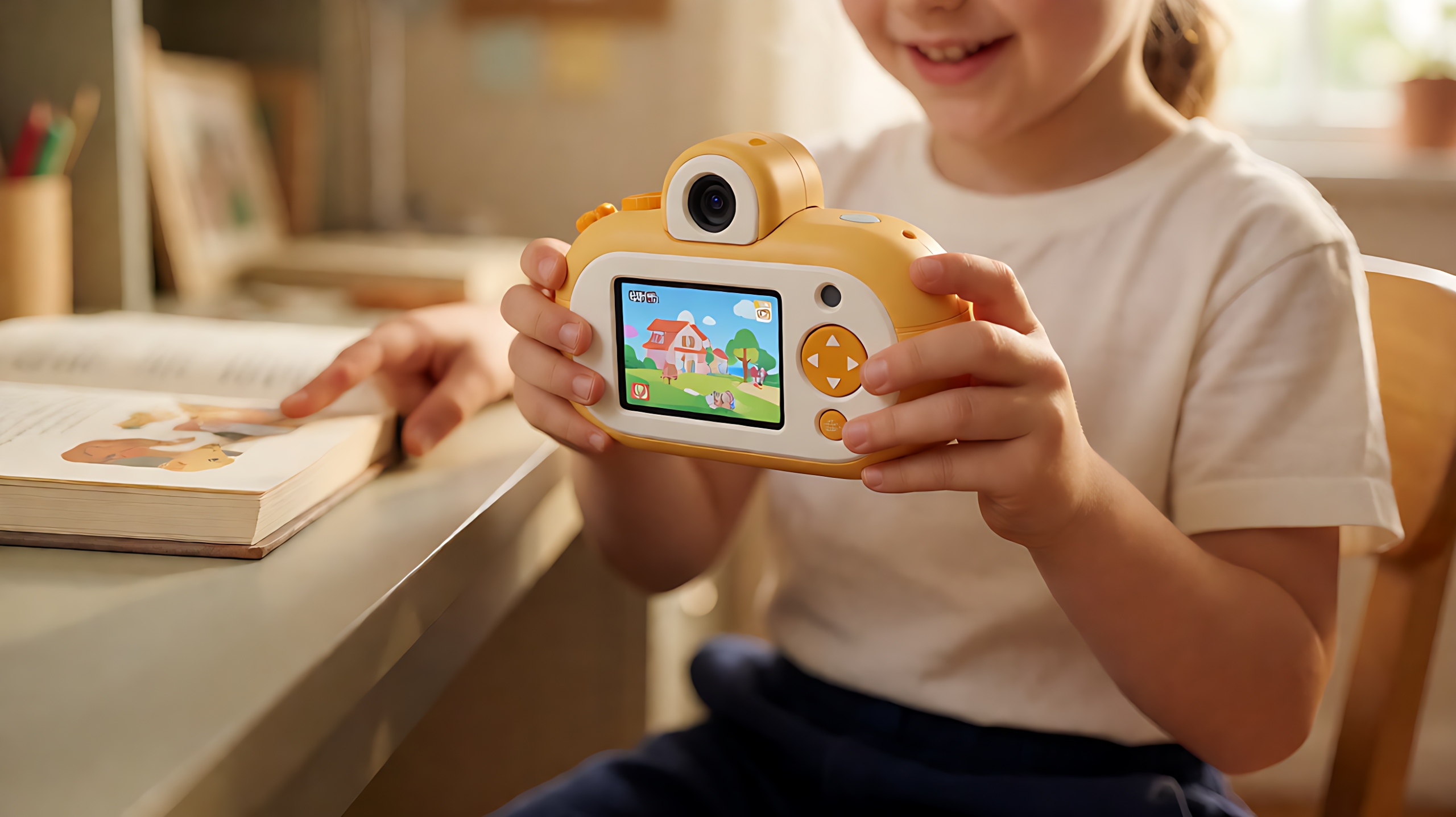 AI Camera for Kids – Photo-Based Learning Toy with Object Recognition, Dual HD Camera & Bilingual Voice Dialogue (Wholesale OEM/ODM) - Image 3