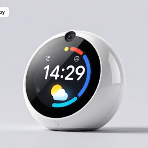 AI Smart Alarm Clock for Kids – Touchscreen Voice Chat Clock with Weather, Stories & Early Learning (Wholesale OEM/ODM)